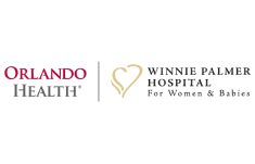 A logo for orlando health and winnie paw hospital.