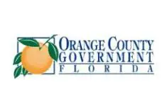 A picture of the orange county government logo.